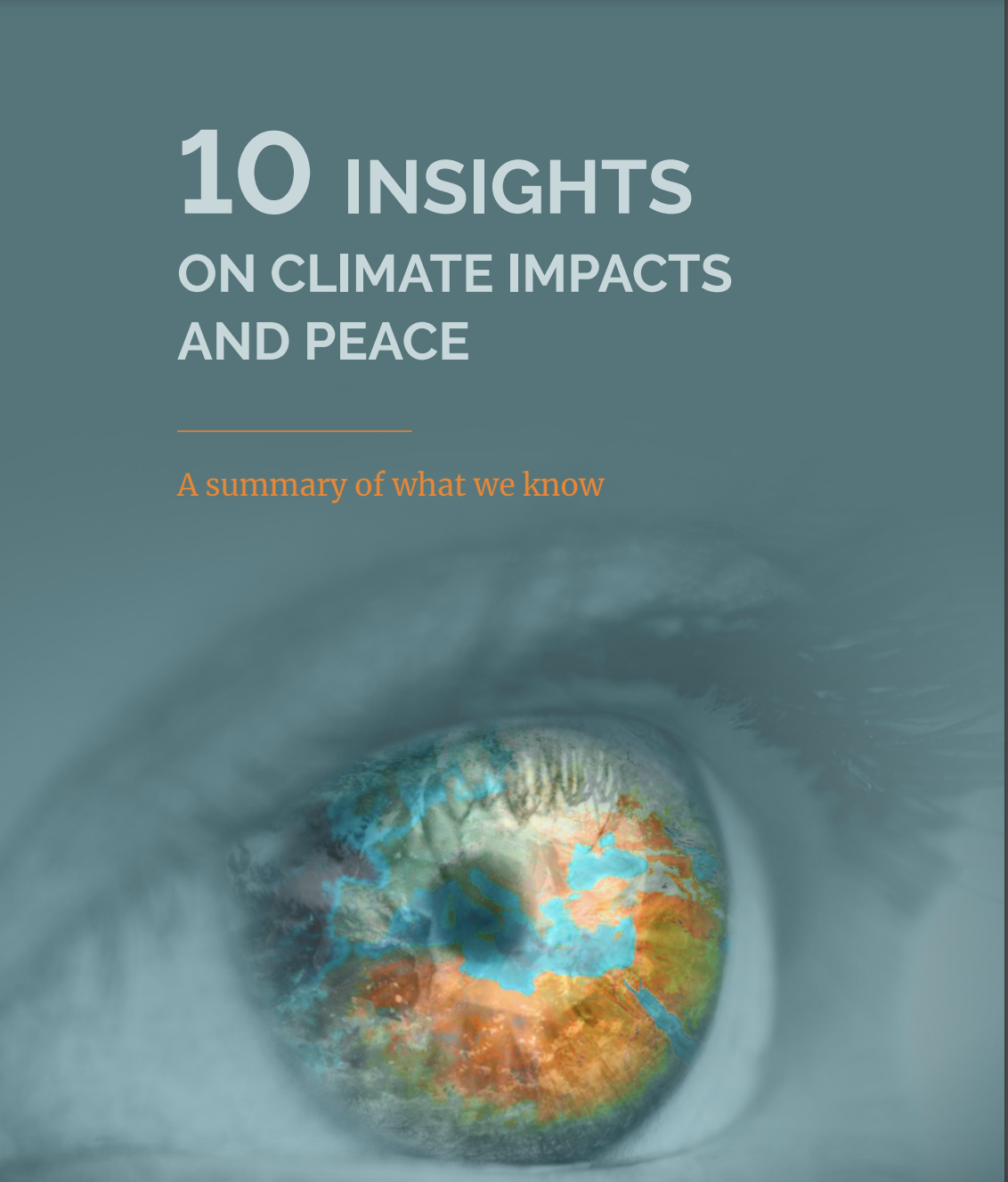 WP5 International cooperation, development and resilience- 10 INSIGHTS ON CLIMATE IMPACTS AND PEACE