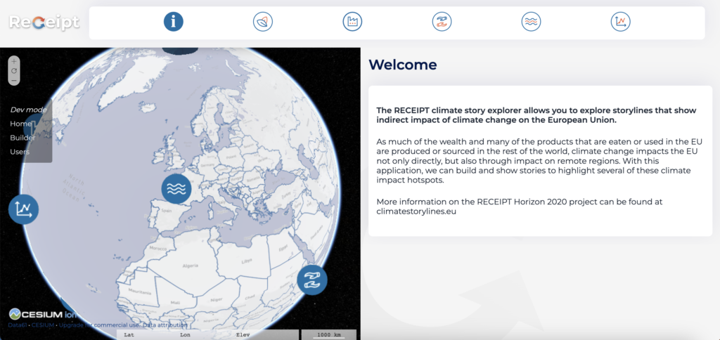 Climate Impact Stories visualiser